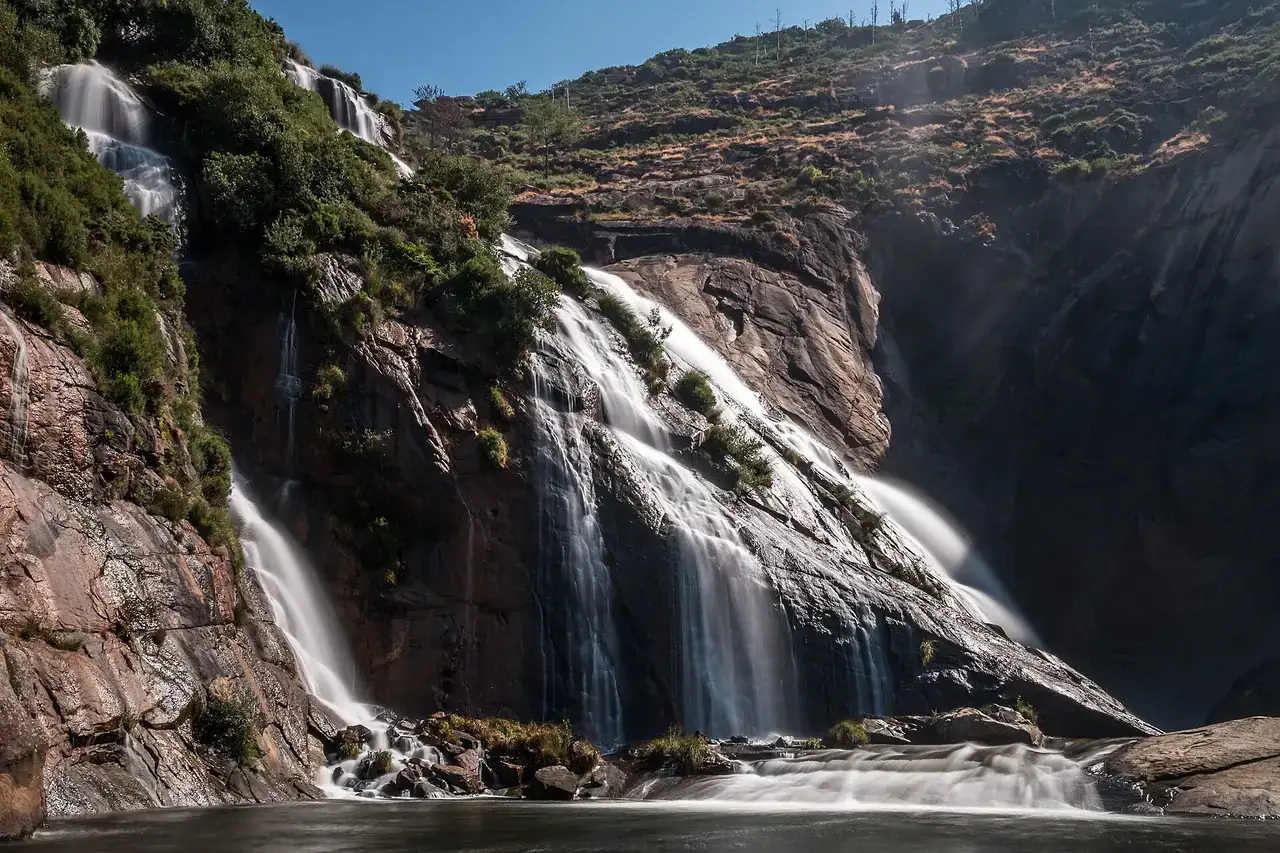 Ezaro Waterfall. Costa da Morte, La Coruña, Spain