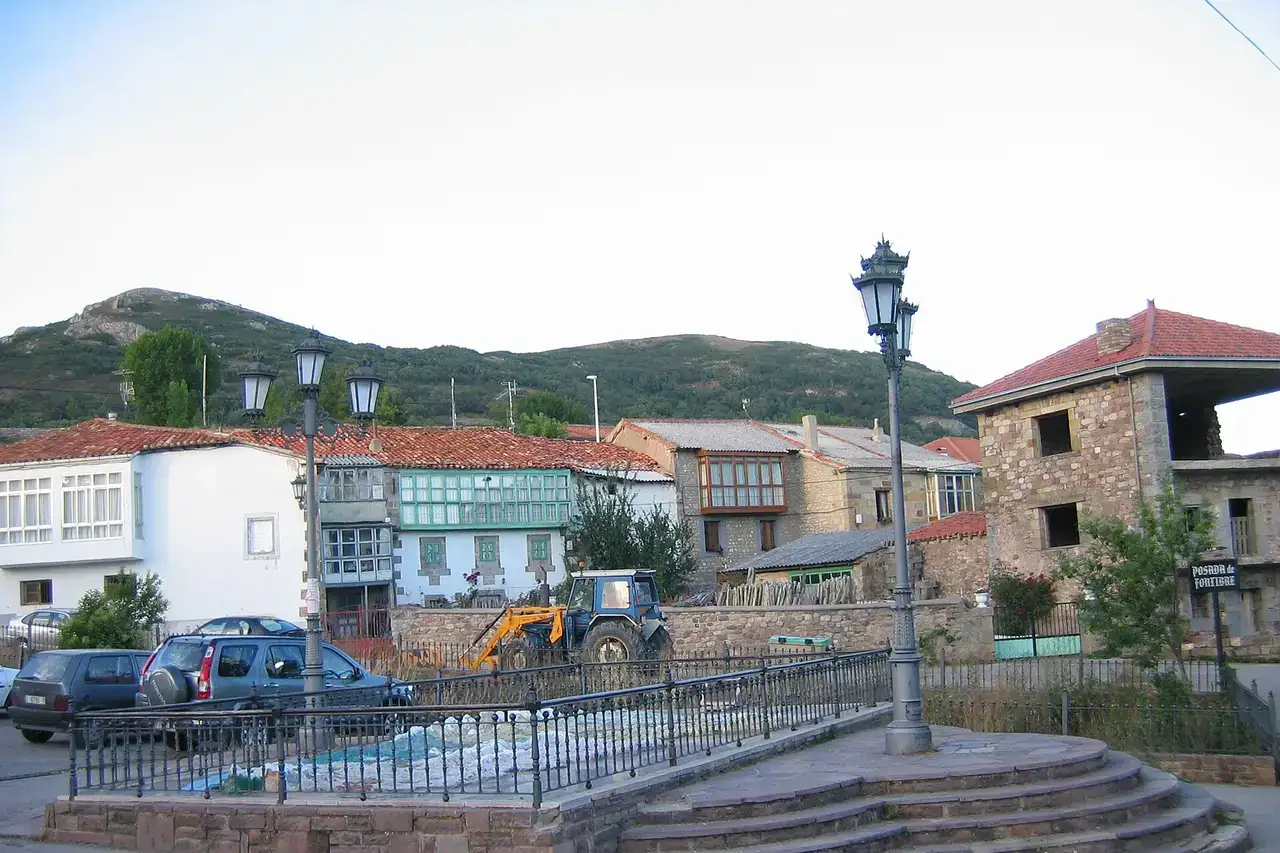 Fontibre village in Cantabria (Northern Spain).