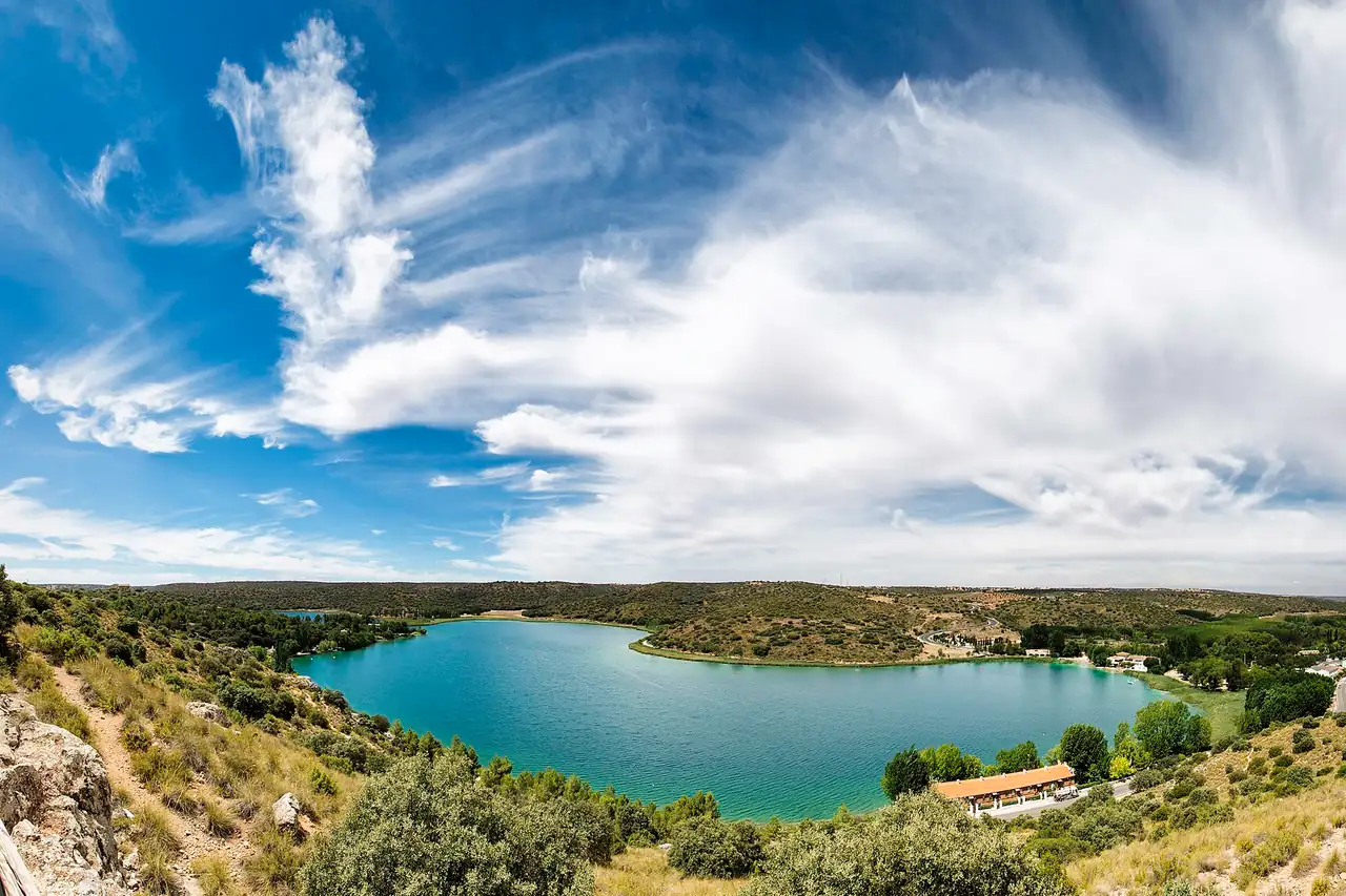 Panoramic picture of "Laguna del Rey" (Lagunas de Ruidera.