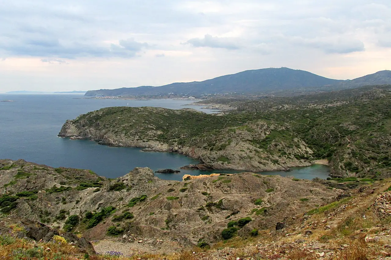 Cabo de Creus desde el faro, mirando hacia el sur