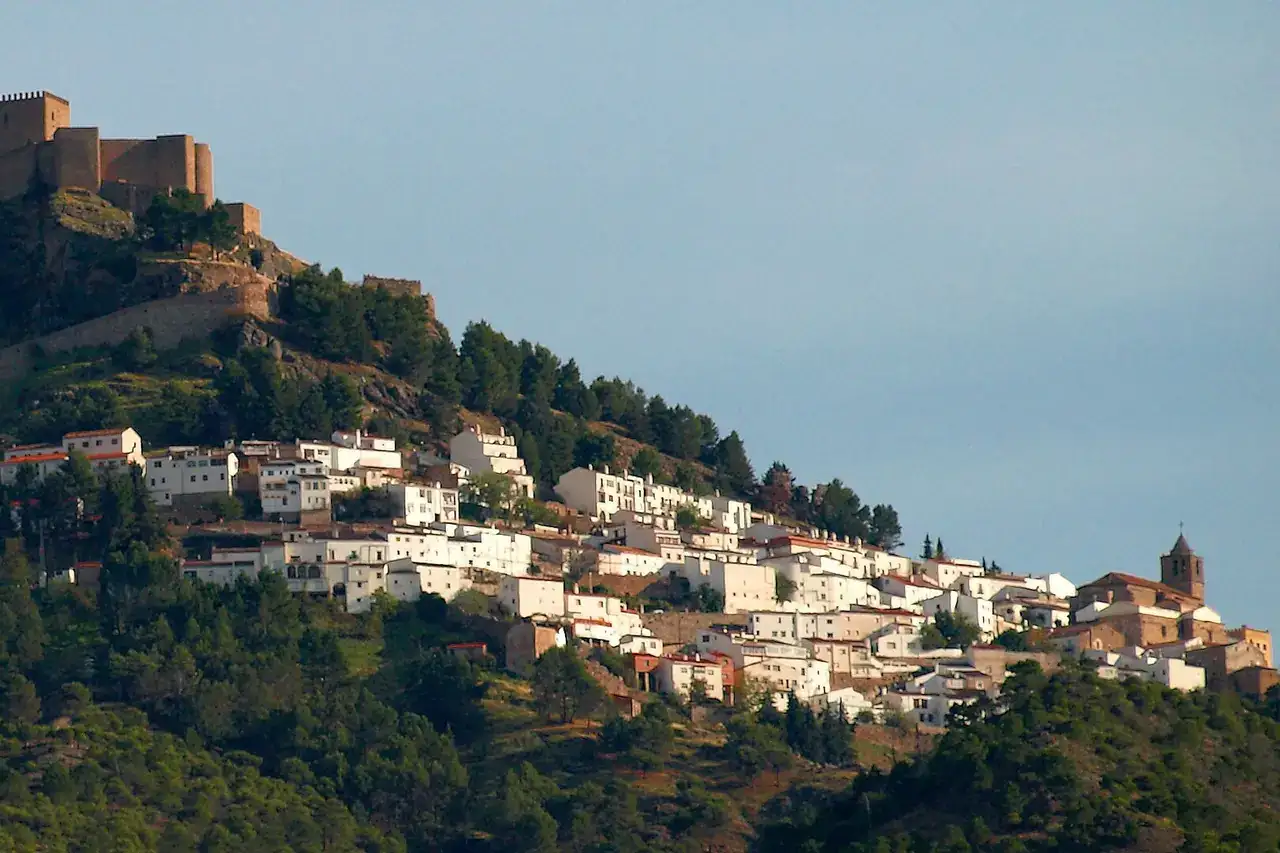 Vista de Segura de la Sierra, Jaén, Espana.