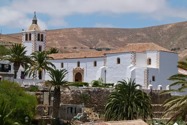 Church: Catedral de Santa Maria, Betancuria, Fuerteventura, Canary islands, Spain.