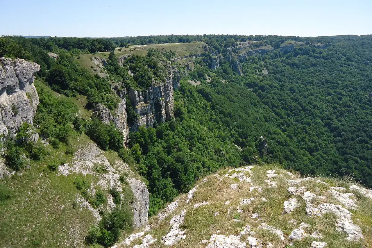 Ladera del "Balcón de Pilatos", Parque Natural Urbasa y Andia